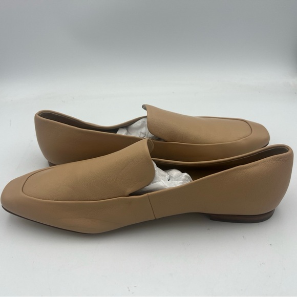 VINCE Brette Loafer ALL Leather Tan Women’s Size EU 38.5 US 8.5 Comfort NEW - Picture 6 of 16